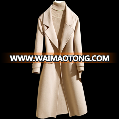 2018 Best-selling fashion women handmade wool coat